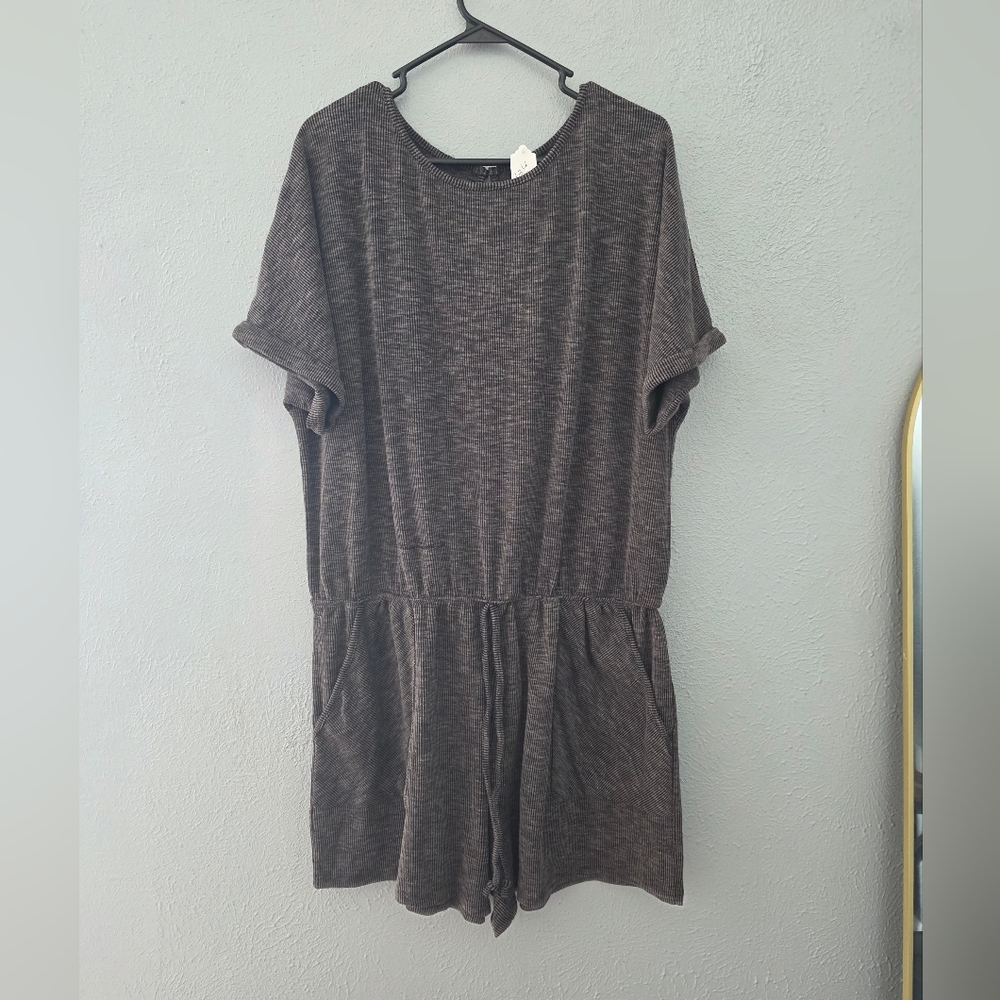 Casual Charcoal Romper